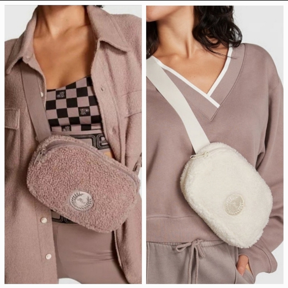 Victoria's Secret PINK Sherpa Belt Bags - 2 colors